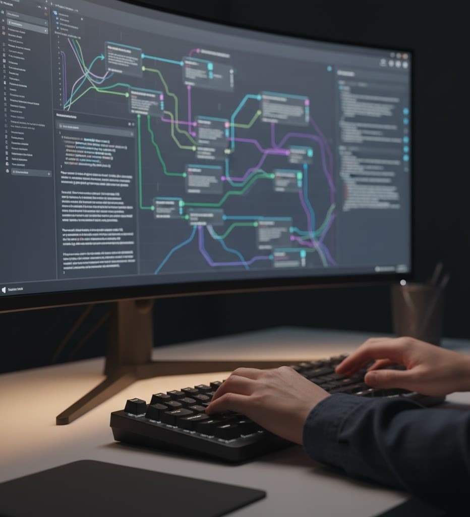 Coding keyboard and development environment