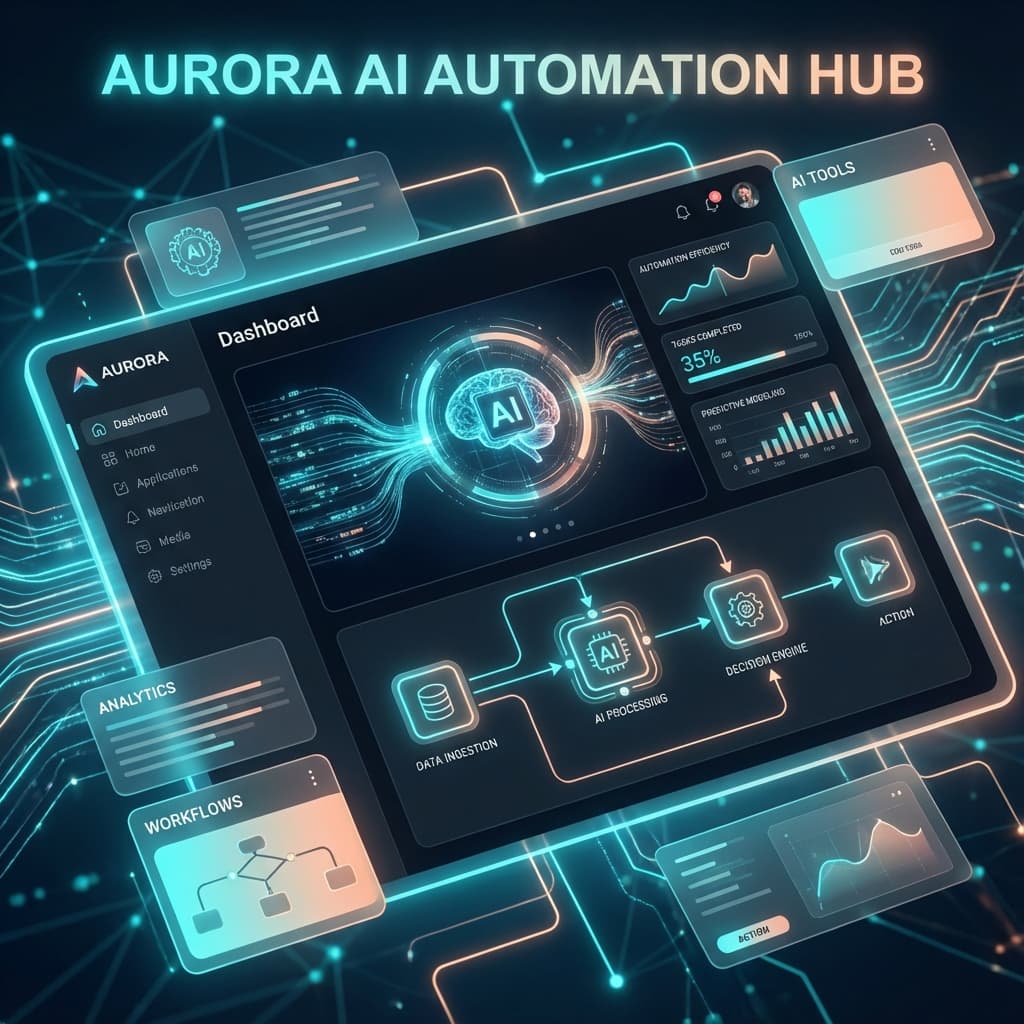 Modern web application dashboard